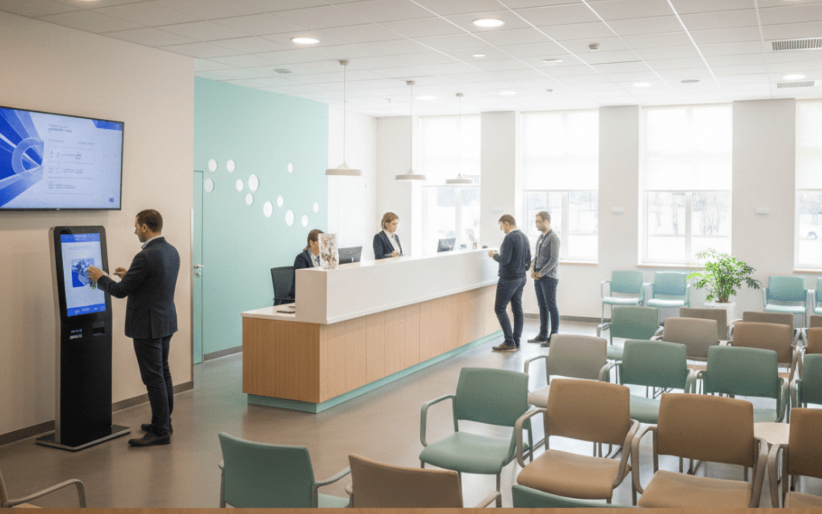 Organized clinic reception